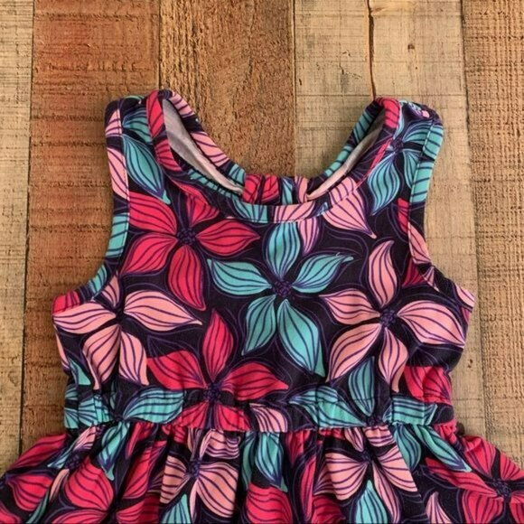 Peanut And Ollie Pink And Blue Tank Dress - 24M - Picture 5 of 7